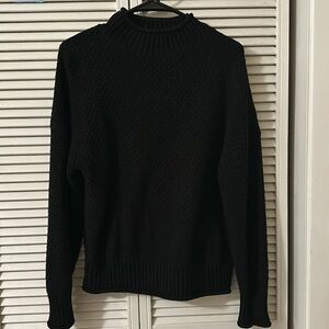 Black Turtleneck Sweater